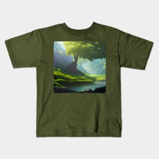 Eldritch Dreamscapes (25) - Fantasy Landscapes Kids T-Shirt